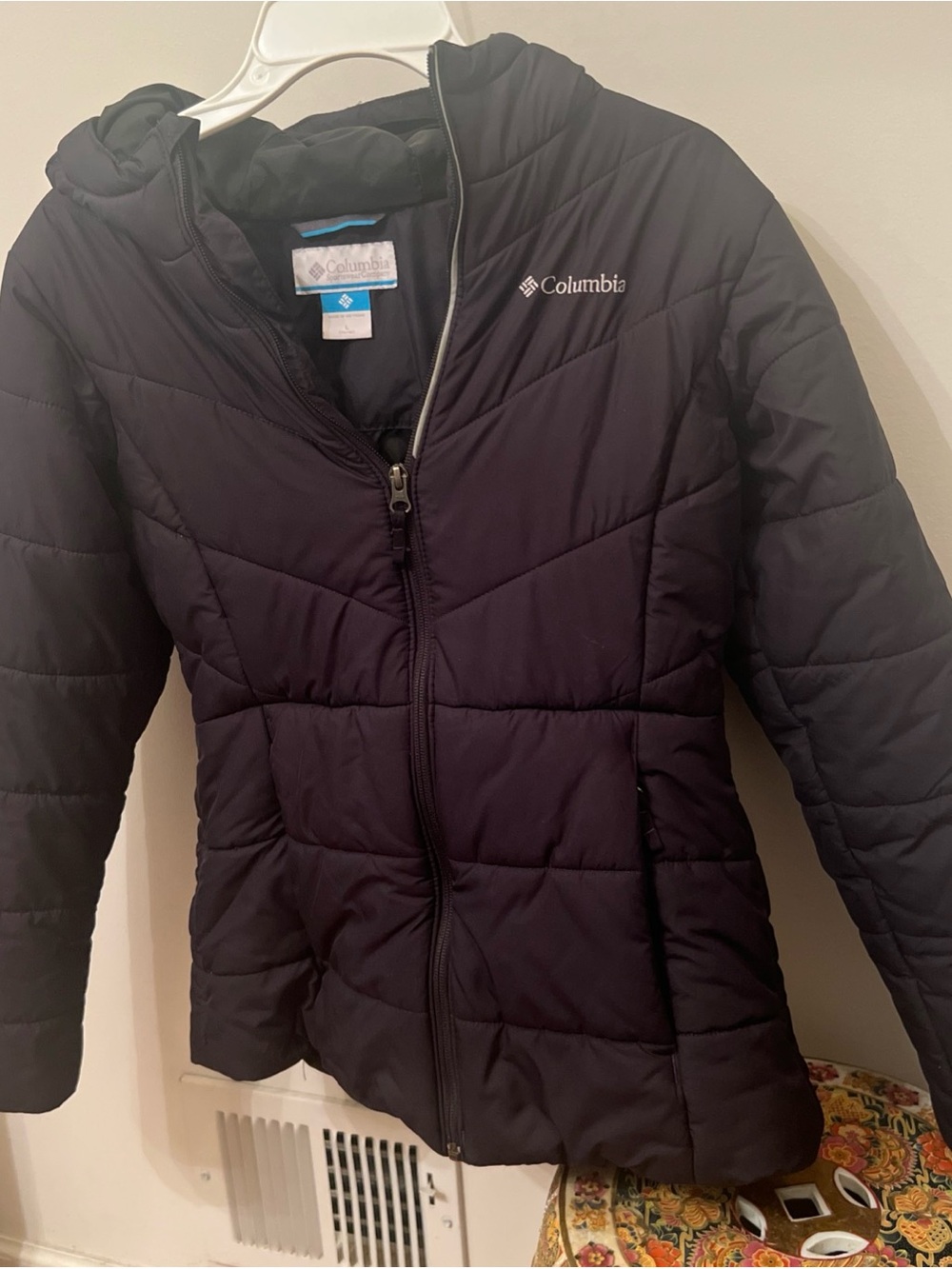 Columbia Sportswear Women's Amaze Down Puffer Jacket Black Sz L Youth